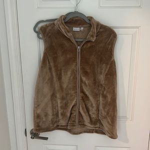 Faux fur vest